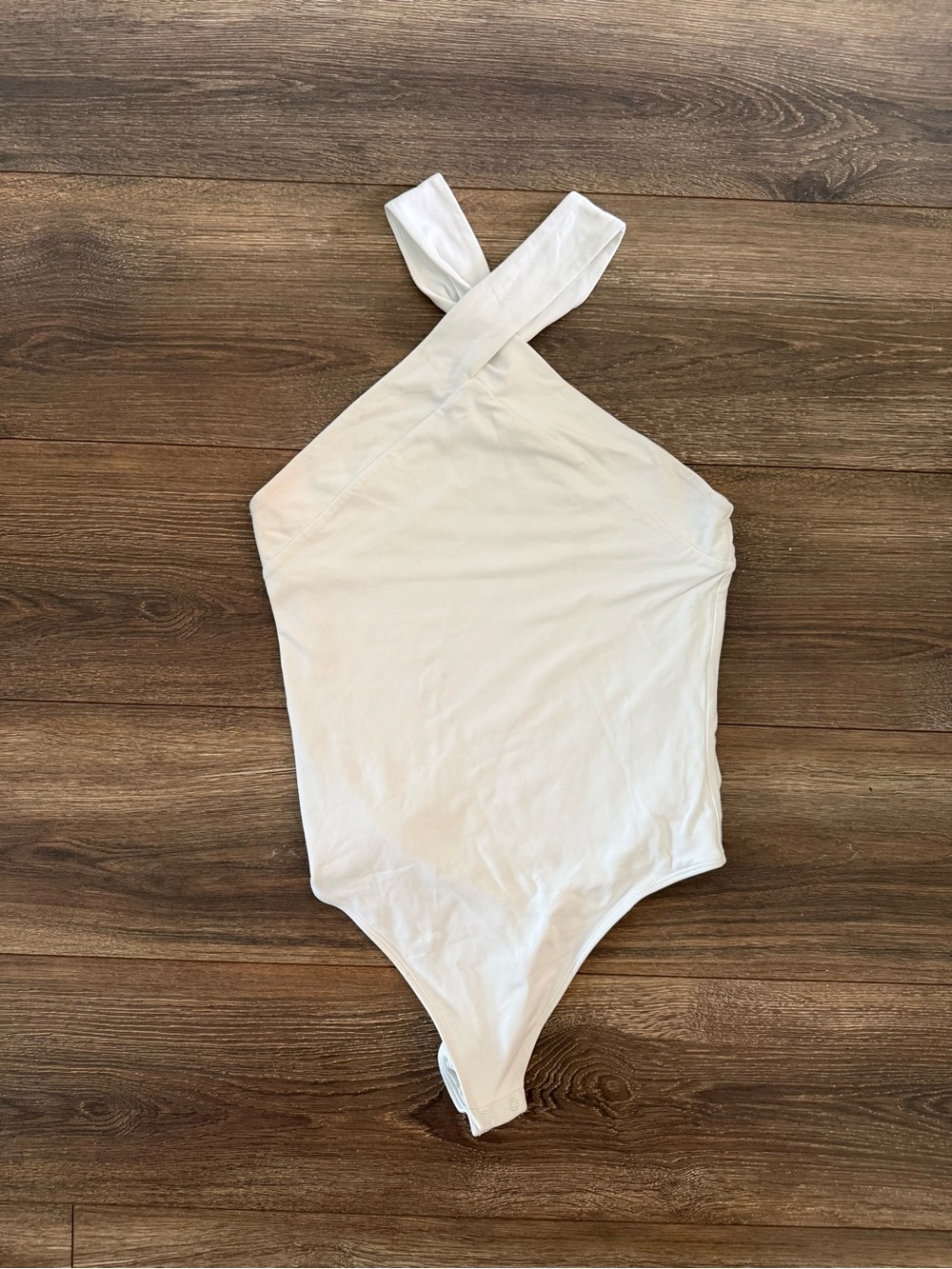 BABATON Contour White One-Piece Bodysuit